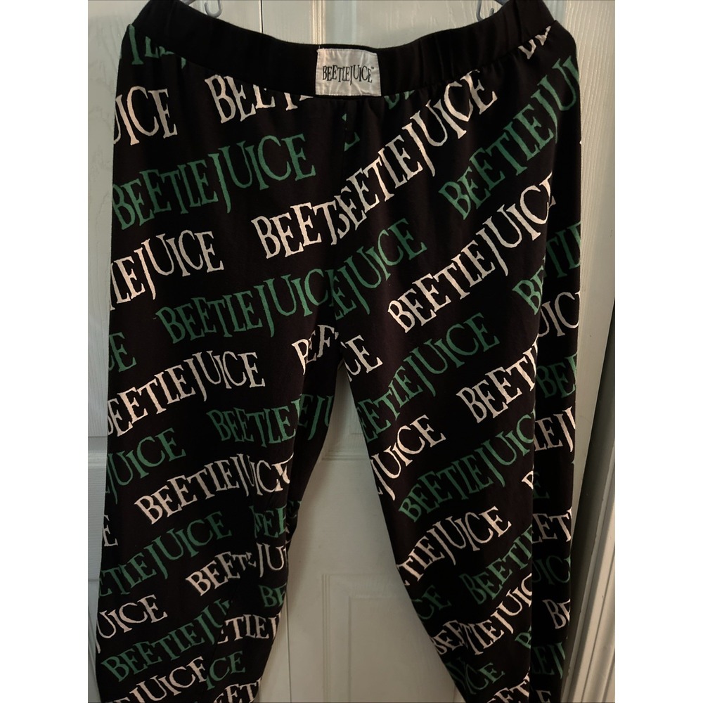 Beetlejuice Lounge Pants Pajama Bottoms Women's‎ 10/12